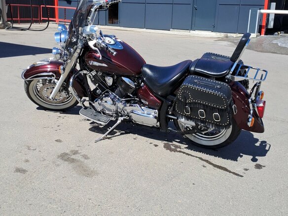 2006 Yamaha XVS650 Drag Star, красный, 530000 рублей - вид 2