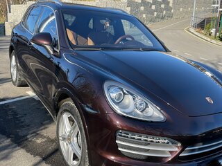 2014 Porsche Cayenne II (958), коричневый, 3750000 рублей, вид 3