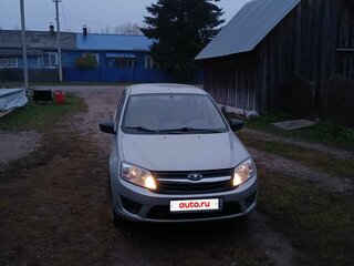 2015 Lada (ВАЗ) Granta I, серебристый, 600000 рублей, вид 1