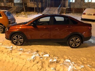 2021 Lada (ВАЗ) Vesta Cross I, красный, 1200000 рублей, вид 3