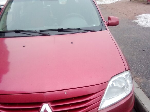 2012 Renault Logan I Рестайлинг, красный, 350000 рублей