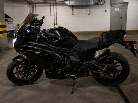 2016 Kawasaki ER-6F (Ninja 650R), чёрный, 600000 рублей, вид 2