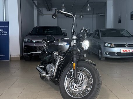 2024 Triumph Bonneville Speedmaster, синий, 2590000 рублей, вид 4