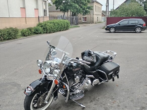 2006 Harley-Davidson Road King, чёрный, 620000 рублей - вид 15