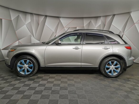 2004 Infiniti FX35 I (S50), серебристый, 780000 рублей - вид 5