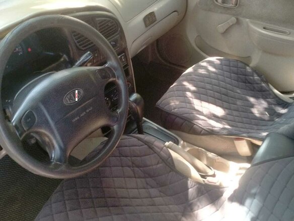 2001 Kia Spectra I Рестайлинг 1, пурпурный, 300000 рублей - вид 4