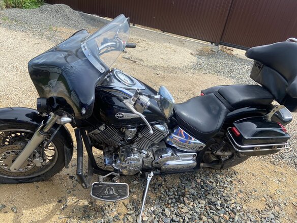 1999 Yamaha XVS1100, чёрный, 530000 рублей