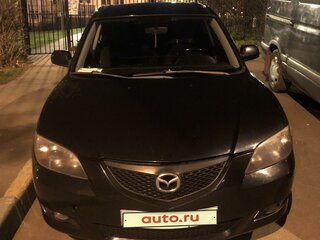 2006 Mazda 3 I (BK) Рестайлинг, чёрный, 570000 рублей, вид 2