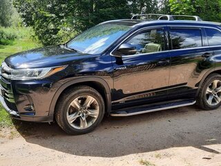 2019 Toyota Highlander III (XU50) Рестайлинг, чёрный, 3900000 рублей, вид 2