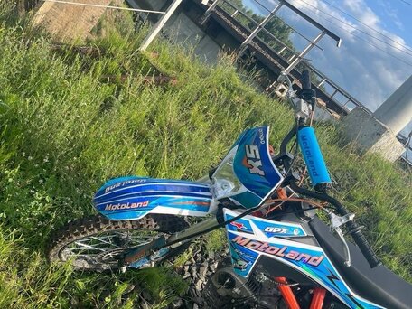 2024 Motoland MX 125, голубой, 90000 рублей, вид 2