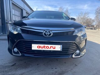 2016 Toyota Camry VII (XV50) Рестайлинг, чёрный, 2380000 рублей, вид 1