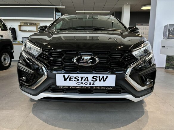 2026 Lada (ВАЗ) Vesta SW Cross I Рестайлинг (NG), чёрный - вид 1