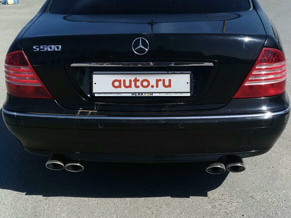 2005 Mercedes-Benz S-Класс 350 IV (W220) Рестайлинг, чёрный, 1150000 рублей - вид 1