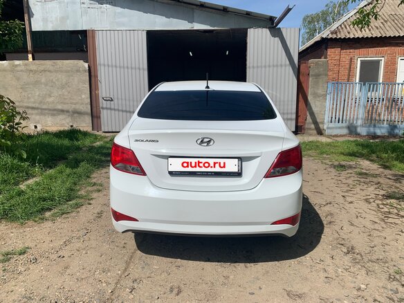 2016 Hyundai Solaris I Рестайлинг, белый, 1080000 рублей - вид 5