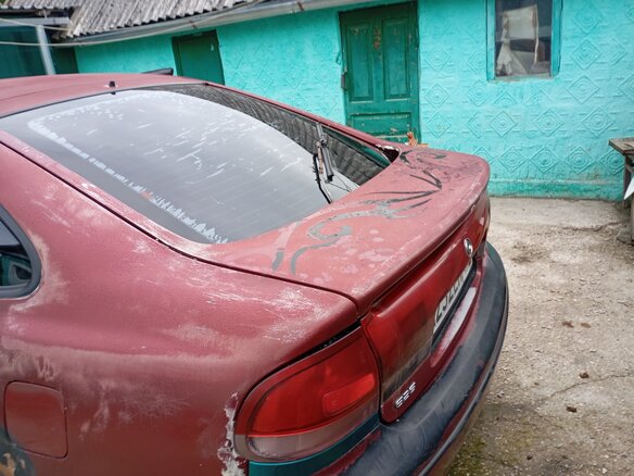 1993 Mazda 626 IV (GE), пурпурный, 170000 рублей - вид 5