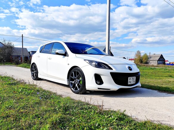 2012 Mazda 3 II (BL) Рестайлинг, белый, 1050000 рублей - вид 8