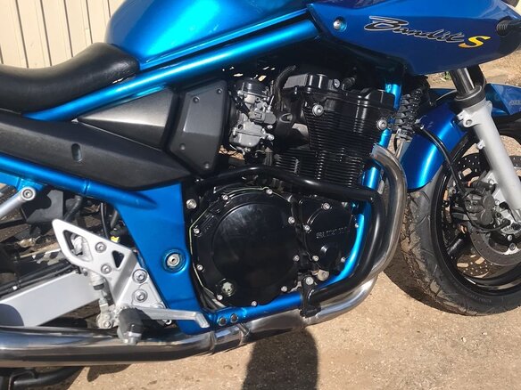 2006 Suzuki Bandit GSF 650, голубой, 425000 рублей - вид 11