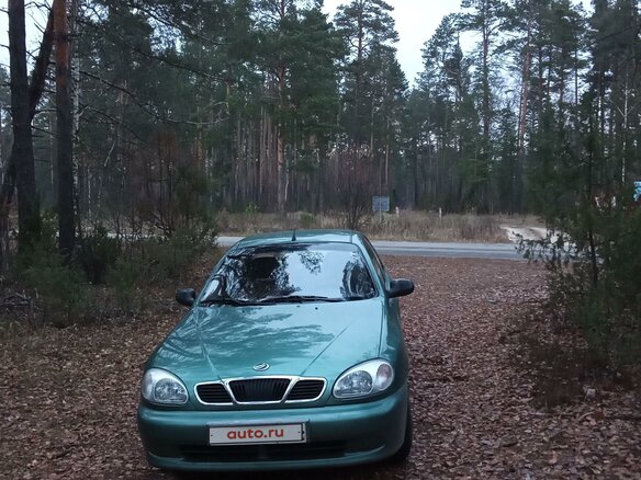 2008 ЗАЗ Sens, зелёный, 75000 рублей