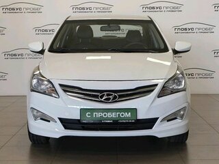 2014 Hyundai Solaris I Рестайлинг, белый, 975000 рублей, вид 3