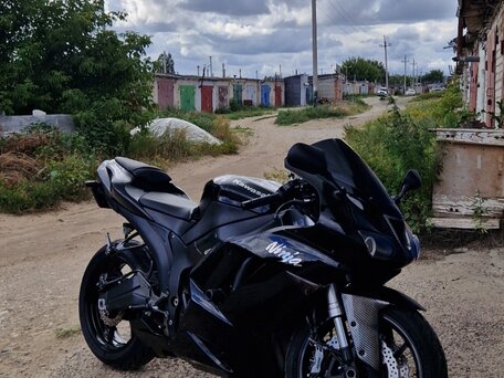 2007 Kawasaki ZX-6 Ninja, чёрный, 550000 рублей, вид 5