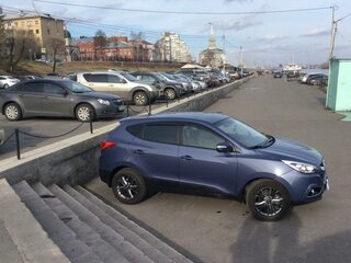 2014 Hyundai ix35 I Рестайлинг, синий, 1650000 рублей, вид 4