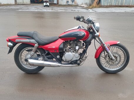 2002 Kawasaki EL125 Eliminator, красный, 200000 рублей, вид 4