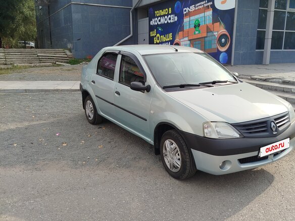2007 Renault Logan I, зелёный, 320000 рублей - вид 3