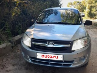 2013 Lada (ВАЗ) Granta I, голубой, 405000 рублей, вид 4