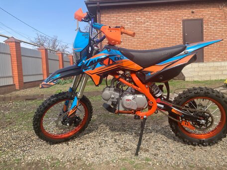 2022 Kayo Evolution YX125EM, синий, 88000 рублей, вид 1
