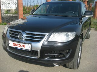 2008 Volkswagen Touareg I Рестайлинг, чёрный, 1500000 рублей, вид 4