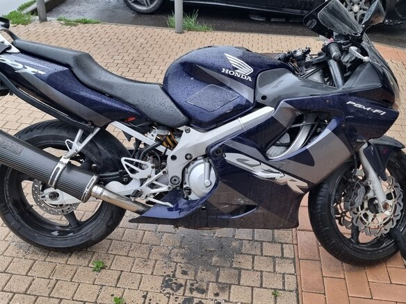 2002 Honda CBR 600F, синий, 380000 рублей - вид 2