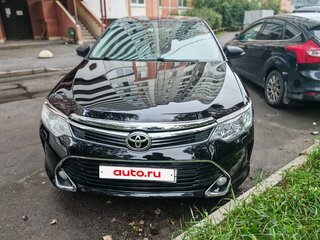 2016 Toyota Camry VII (XV50) Рестайлинг, чёрный, 1750000 рублей, вид 2
