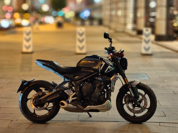 2021 Triumph Trident 660, чёрный, 633000 рублей