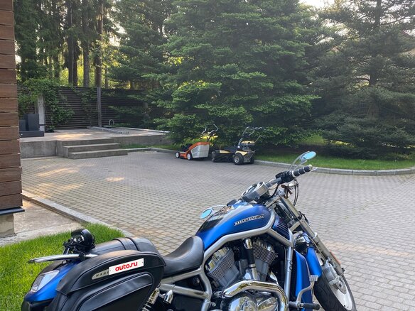 2006 Harley-Davidson V-Rod, синий, 900000 рублей - вид 1
