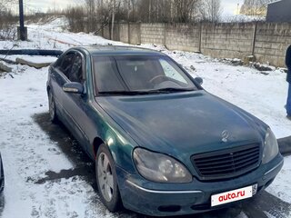 1998 Mercedes-Benz S-Класс 320 IV (W220), зелёный, 600000 рублей, вид 3