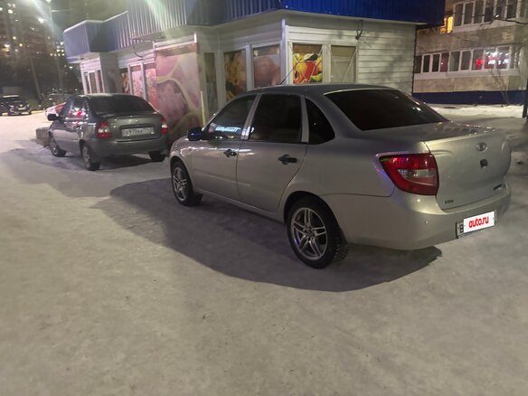 2012 Lada (ВАЗ) Granta I, серебристый - вид 7