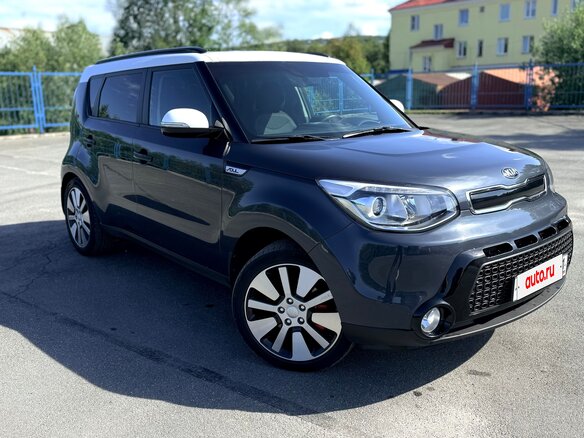 2016 Kia Soul II Рестайлинг, синий, 1550000 рублей - вид 1