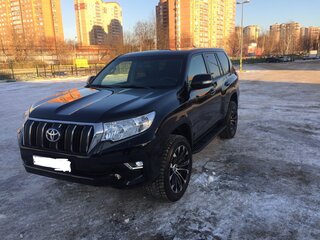 2019 Toyota Land Cruiser Prado 150 Series Рестайлинг 2, чёрный, 4100000 рублей, вид 1
