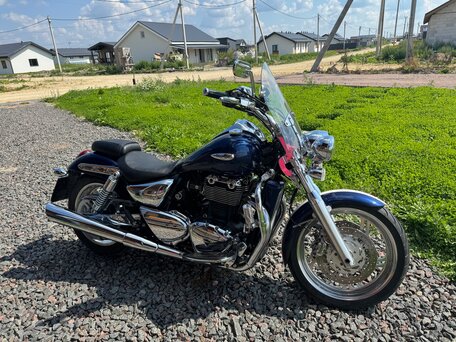 2011 Triumph Thunderbird 1600, синий, 800000 рублей, вид 2