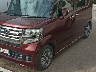2015 Honda N-BOX I Рестайлинг, пурпурный, 800000 рублей, вид 1