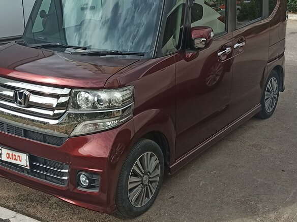 2015 Honda N-BOX I Рестайлинг, пурпурный, 800000 рублей