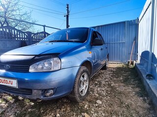 2007 Lada (ВАЗ) Kalina I, синий, 310000 рублей, вид 2