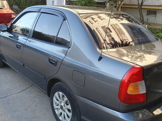 2004 Hyundai Accent ТагАЗ II, серый, 485000 рублей, вид 2