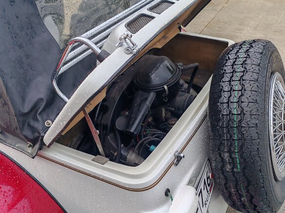1989 Mitsuoka Bubu Classic SSK, пурпурный - вид 4