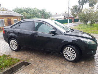 2008 Ford Focus II Рестайлинг, чёрный, 610000 рублей, вид 2