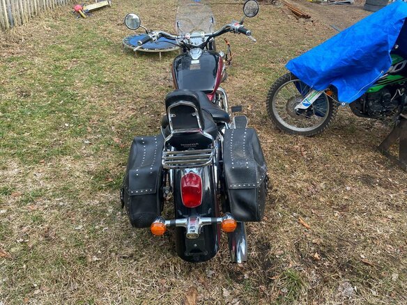 1998 Honda VT 1100, красный, 850000 рублей - вид 9