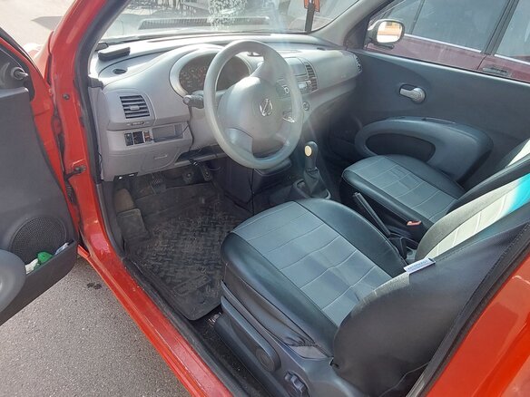 2003 Nissan Micra III (K12), красный, 310000 рублей - вид 6