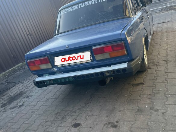 2005 Lada (ВАЗ) 2107, синий, 60000 рублей - вид 6