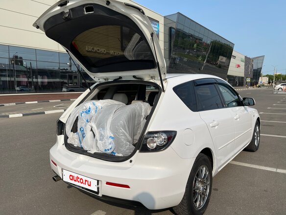 2008 Mazda 3 I (BK) Рестайлинг, белый, 585000 рублей - вид 6