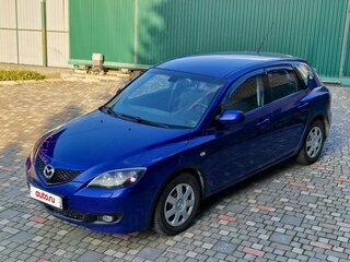 2007 Mazda 3 I (BK) Рестайлинг, синий, 650000 рублей, вид 4